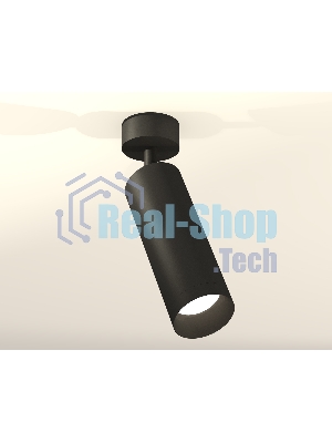 Светильник Ambrella Light XM6343002 SBK/PBK черный песок/черный полированный MR16 GU5.3 (A2210, C6343, N6131)