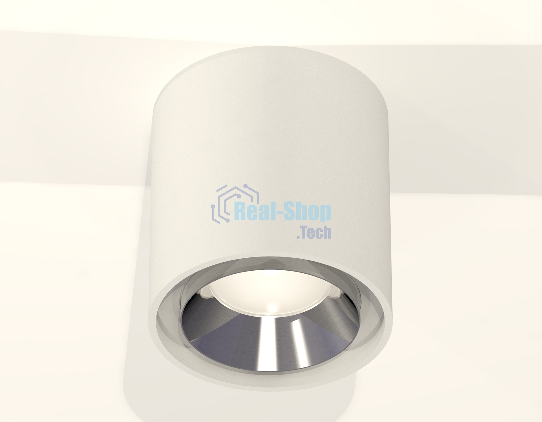 Светильник Ambrella Light XS7722003 SWH/PSL белый песок/серебро полированное MR16 GU5.3 (C7722, N7032)