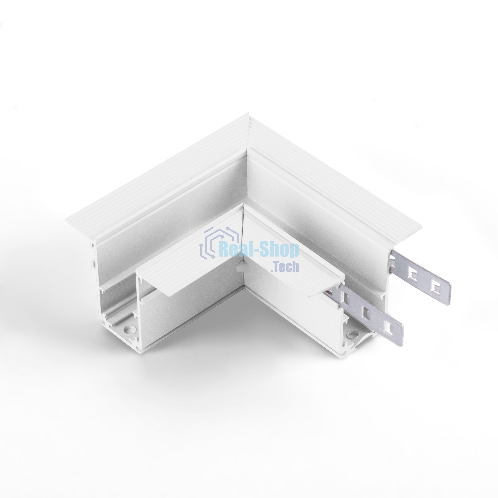Slim Magnetic Коннектор угловой для встраиваемого шинопровода белый 85092/00