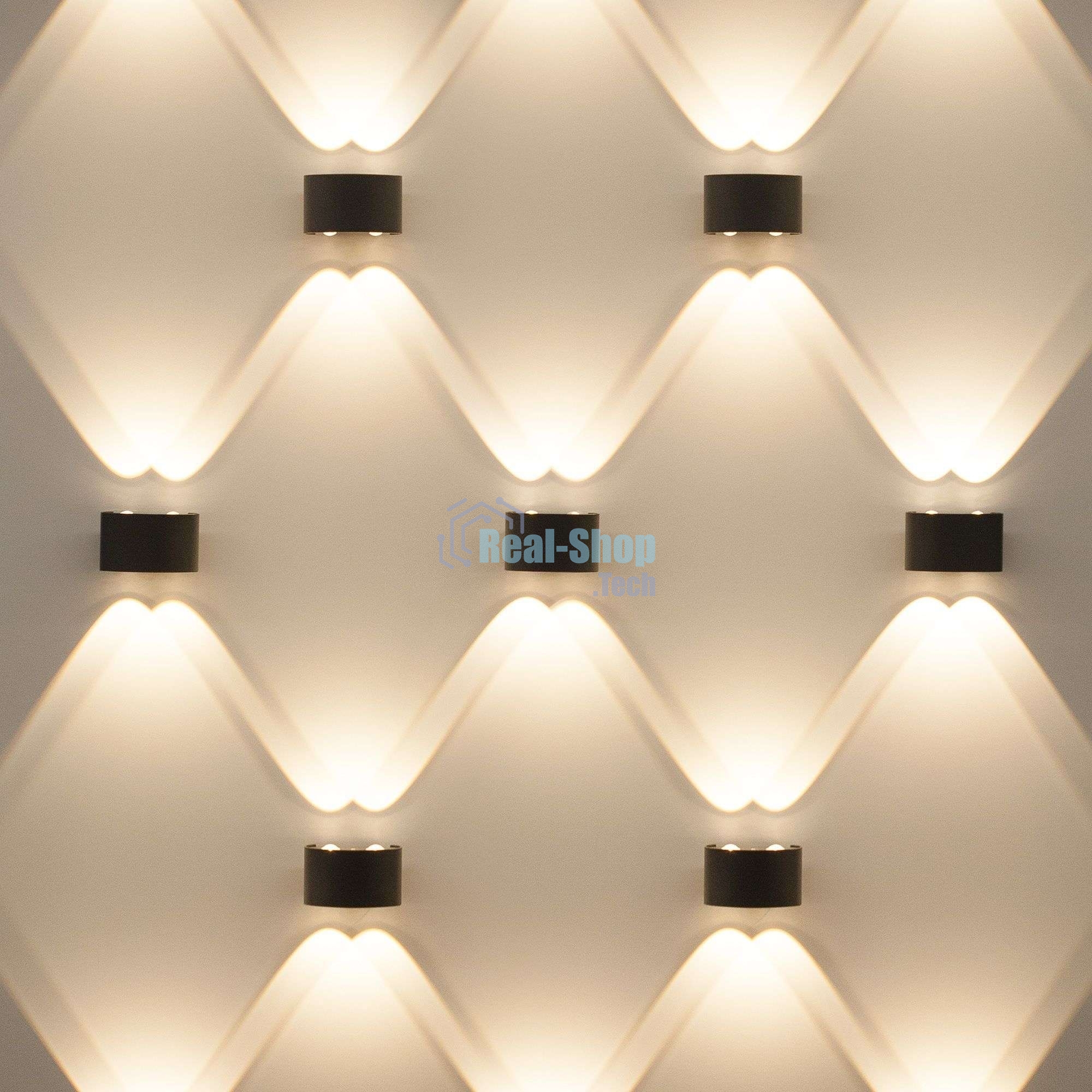 1555 TECHNO LED / Светильник садово-парковый со светодиодами TWINKY DOUBLE белый