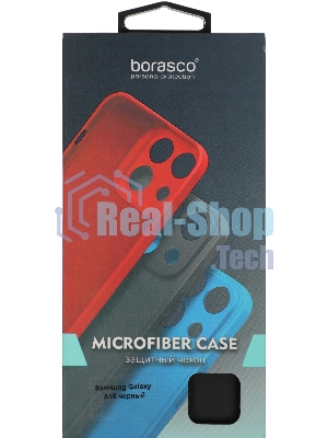 Чехол (клип-кейс) BoraSCO для Samsung Galaxy A15 Microfiber Case черный (72894)
