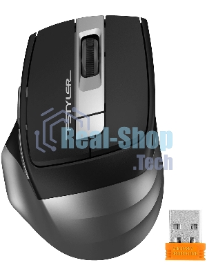 Мышь беспроводная A4Tech Fstyler FG35S черный, 2000 dpi, USB Type-A, радиоканал, кнопки - 6