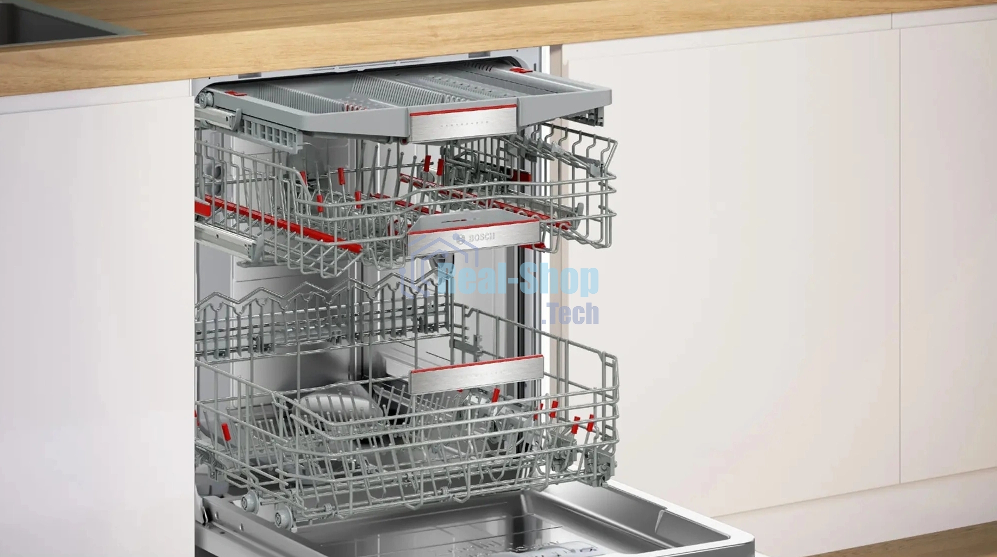 Встраиваемая посудомоечная машина Bosch SMV8YCX02E, серебристый, 59.8 см, 14 компл., 44 дБ, класс A