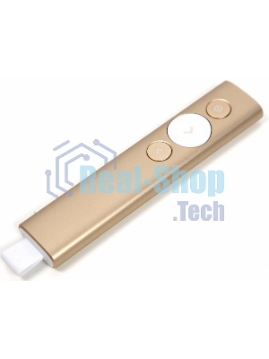 Презентер беспроводной Logitech Spotlight золотистый, радиоканал, USB, кнопки - 3
