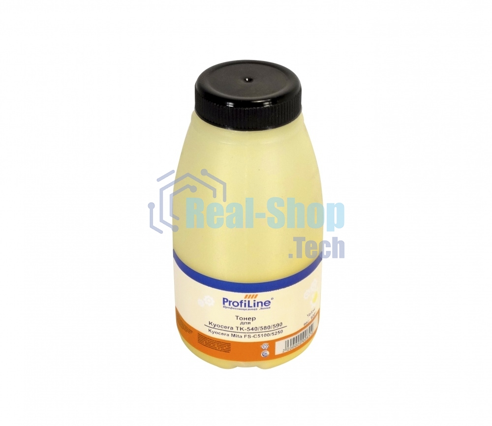 Тонер ProfiLine TK-540/580/590 Yellow для принтеров Kyocera Mita FS-C5100/5250 100 гр Фасовка РФ