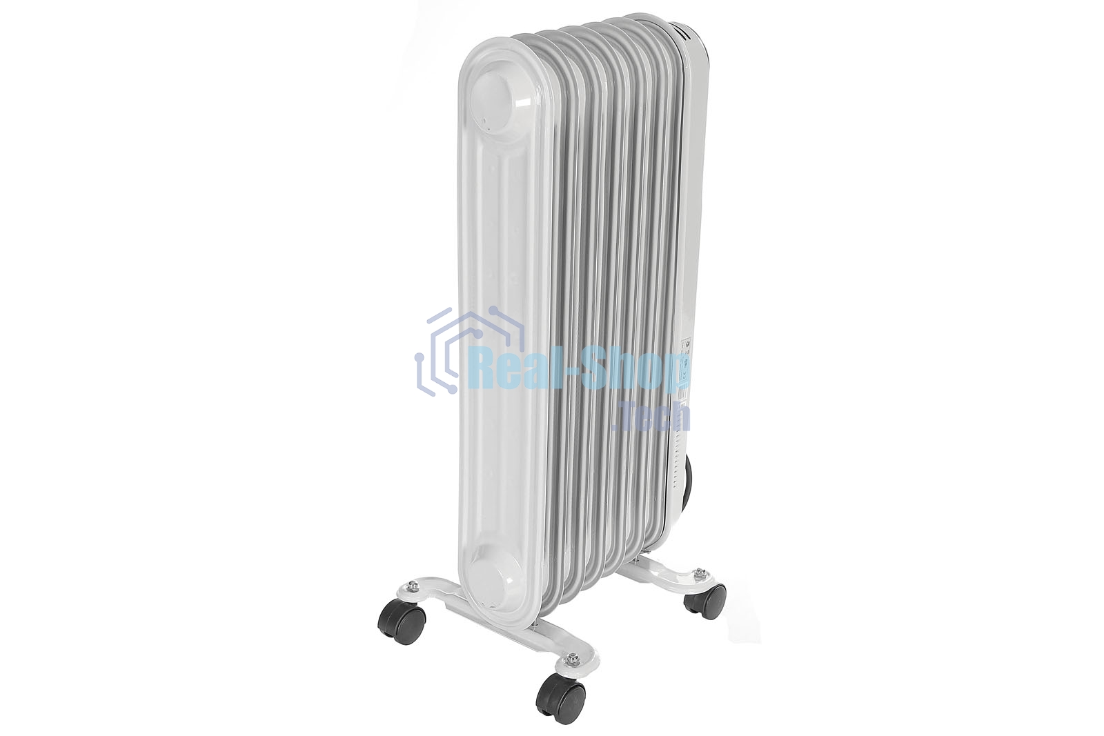 Обогреватель масляный Ресанта ОМПТ-7Н (7 секций) белый, 1500 Вт, 15 м2, термостат 67/3/3