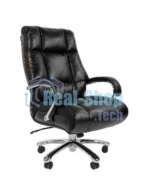 Кресло Chairman 405 черный, экокожа, 120 кг, механизм качания