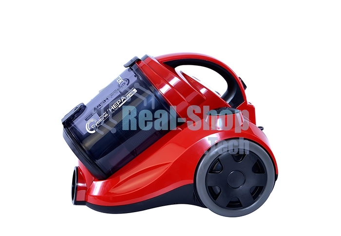 Пылесос Centek CT-2530 красный/черный, 400/2300 Вт, уборка сухая, пылесборник контейнер, 2 л