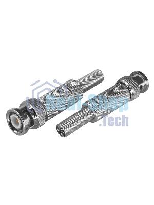 Разъем штекер BNC под винт с пружиной металл PROCONNECT