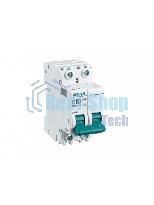 Выключатель автоматический модульный DEKraft 2п C 10А 4.5кА ВА-101 11065DEK
