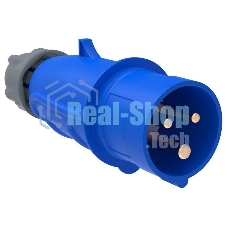 Вилка Iek PSN01-032-3 переносная ССИ-023 32А-6ч/200-250В 2Р + РЕ IP44 MAGNUM ИЭК