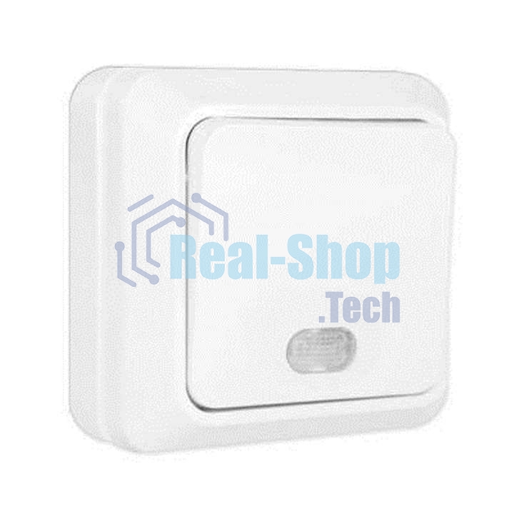 Выключатель 1-кл. ОП Олимп 10А IP20 с индик.белый Universal О0121