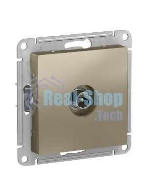 Механизм розетки TV оконечной AtlasDesign 1DB шампань