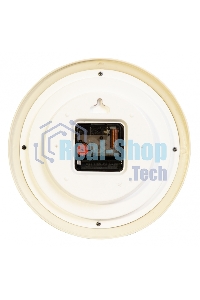 Часы настенные аналоговые Бюрократ WallC-R74P D21см слоновая кость