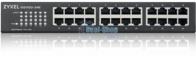 Коммутатор Zyxel GS1100-24E-EU0103F 24G неуправляемый