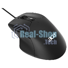 Мышь проводная Acer OMW130 черный, 3600 dpi, USB, кнопки - 6