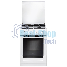 Плита комбинированная Gefest ПГЭ 6110-02 0300 белый, конфорок 3 газовых и 1 электрическая, духовка 52 л, 60 см x 85 см x 60 см