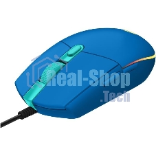 Мышь проводная Logitech G102 LIGHTSYNC синий, 8000 dpi, USB, кнопки - 6