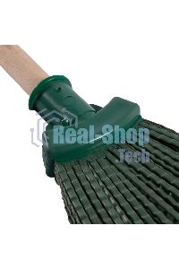 Метла Сибртех полипропиленовая 295 х 255 мм веерная, с черенком