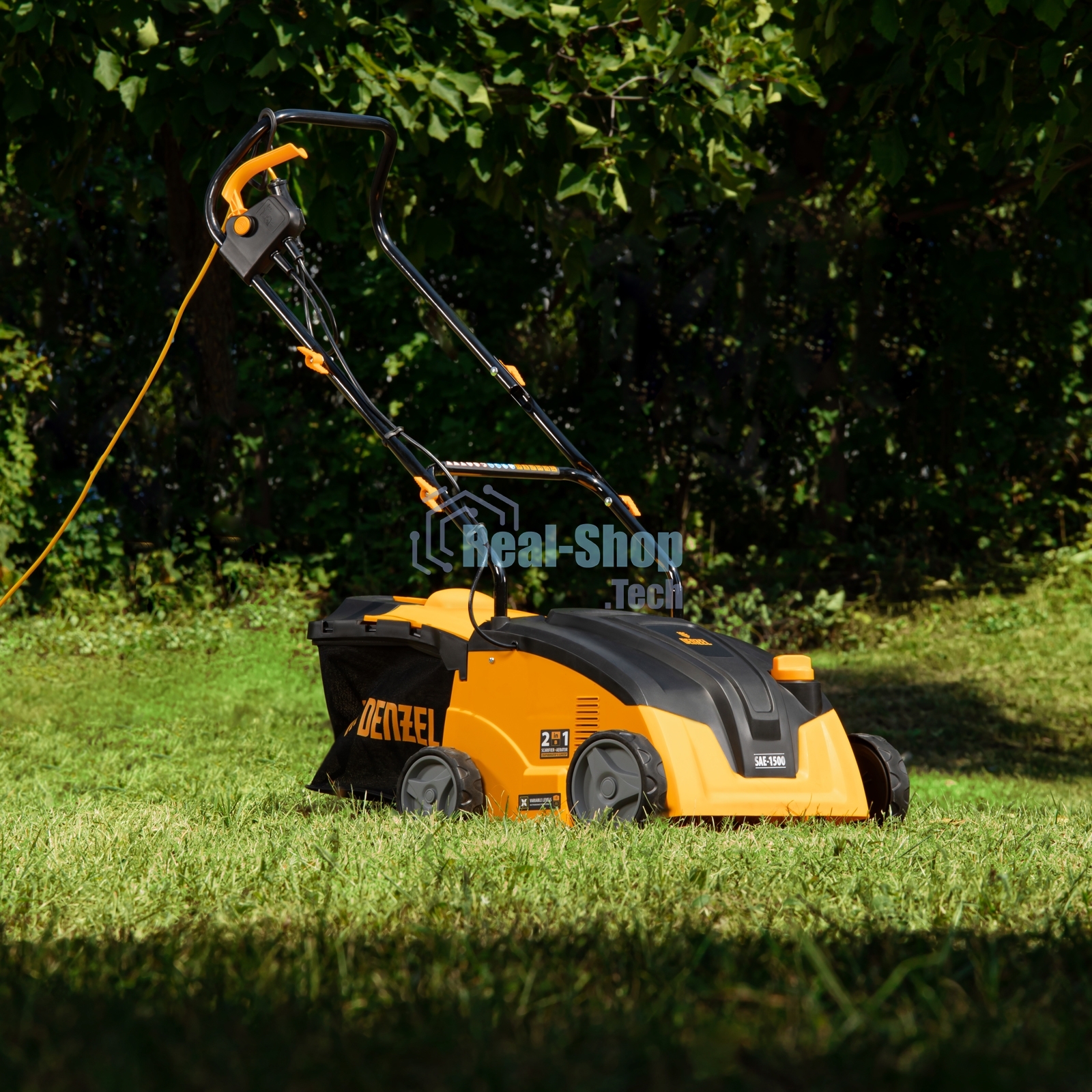 Скарификатор-аэратор электрический Denzel SAE-1500, 1500 Вт, -11/+5 см, 32 cм