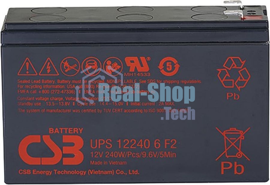 Батарея для ИБП CSB UPS122406 12В 240Вт