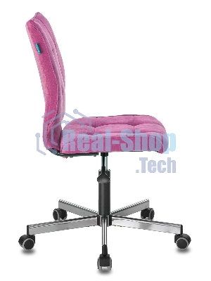 Кресло Бюрократ CH-330M/LT-15 малиновый, экокожа, 120 кг, механизм качания, без подлокотников