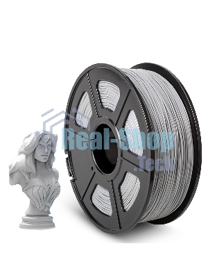 Филамент NVPrint ABS Grey для 3D печати диаметр 1.75мм длина 330 метров масса 1 кг