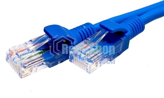 Патч-корд Suprlan 10-0147 UTP RJ-45 вил.-вилка RJ-45 cat.5e 1м синий LSZH 24AWG