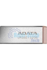 Флешка USB ADATA UR350 (UR350-32G-RSR/BG), 32G, USB 3.2, R/W 100/15, серебристый/коричневый