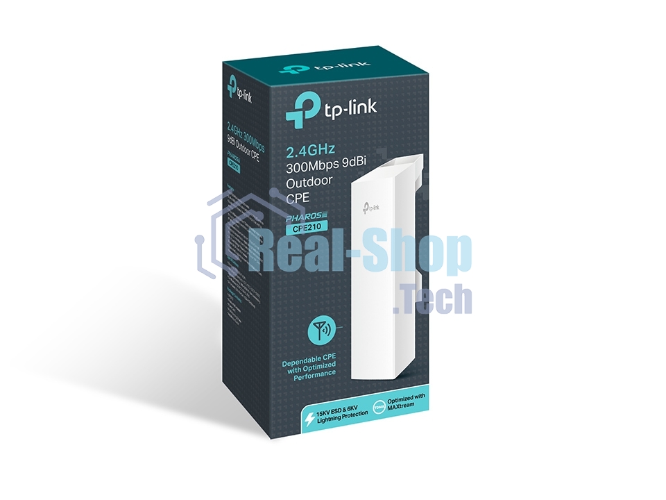 Точка доступа TP-Link SMB CPE210 Outdoor 2.4GHz 300Mbps High power Wireless Access Point WISP Client Router