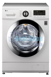 Стиральная машина LG F1096ND3 белая, загрузка фронтальная 6кг, 1000 об/мин., класс: A