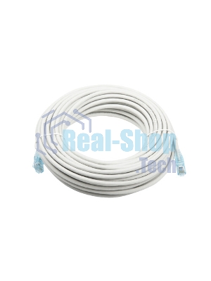 Патч-корд Hyperline U/UTP, Cat.6, LSZH, 20 м, серый PC-LPM-UTP-RJ45-RJ45-C6-20M-LSZH-GY