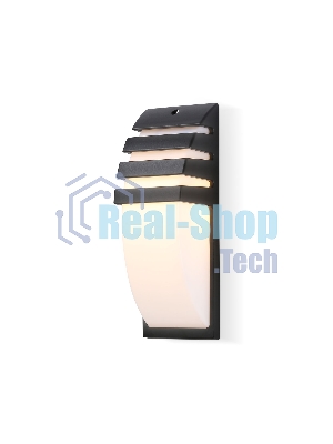 Уличный настенный архитектурный светильник ST5202 BK черный IP54 E27 max 40W 331*112*35