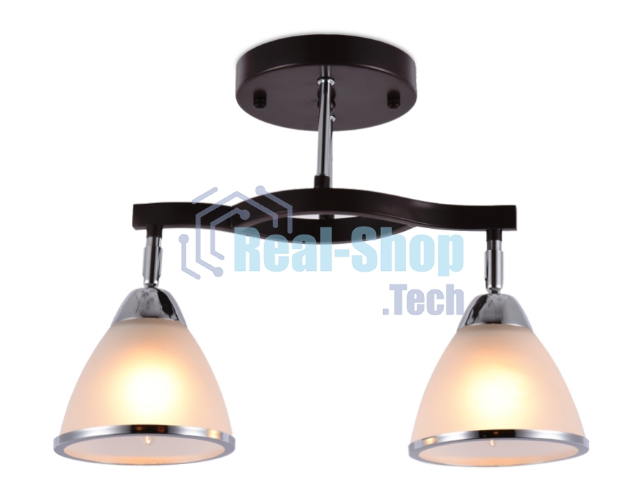 Светильник Ambrella light TR3111/2 DCF/CH темный кофе/хром E27 max 40W 400*150*315
