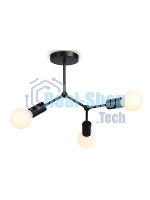 Светильник Ambrella light TR8027/3 BK черный E27*3 max 40W D400*390