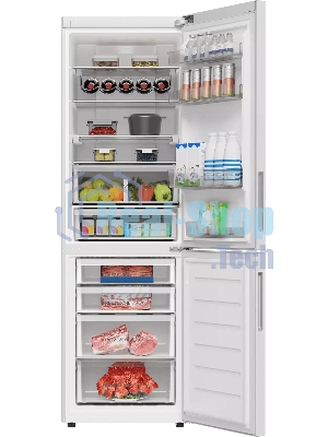Холодильник Haier C4F637CWRGU1 белый двухкамерный 235/115л морозилка снизу, No Frost