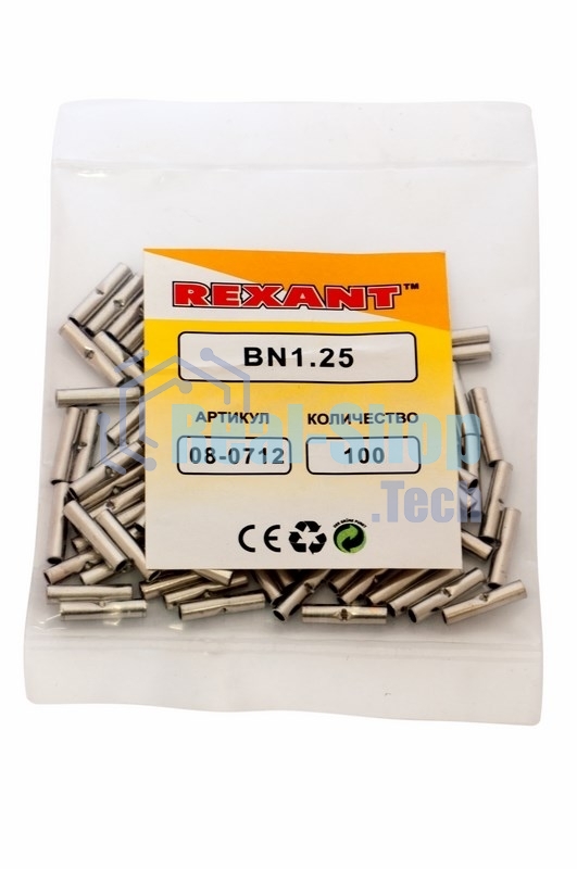 Соединительная гильза L-15 мм 0.5-1.5 мм² (ГМЛ (DIN) 1,5) Rexant