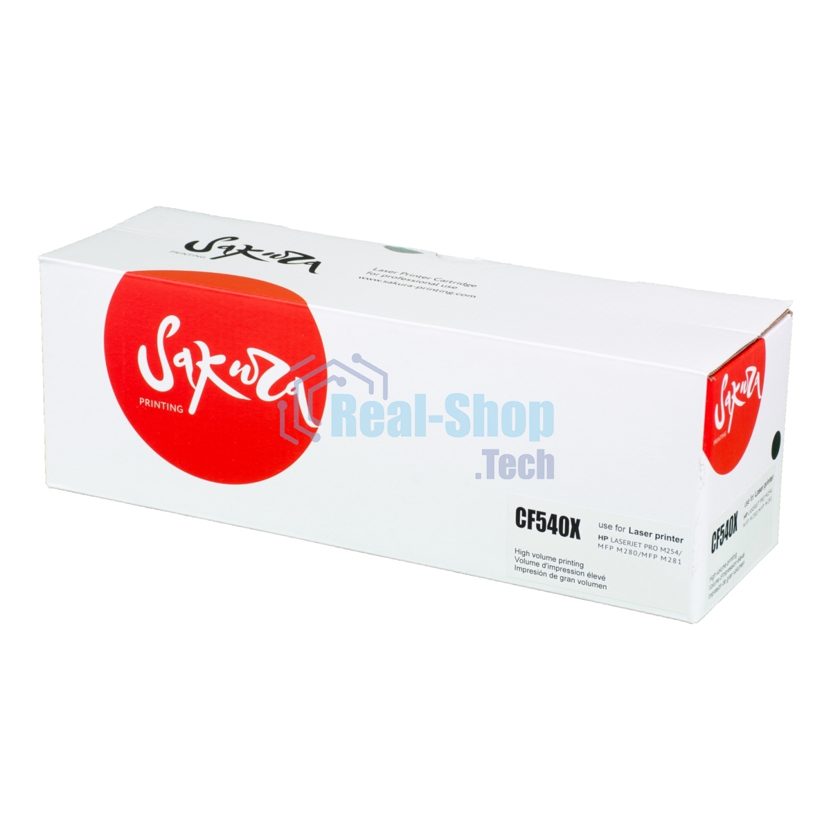 Картридж Sakura CF540X (203X) для HP M254, MFP M280/281, черный, 3 200 к.