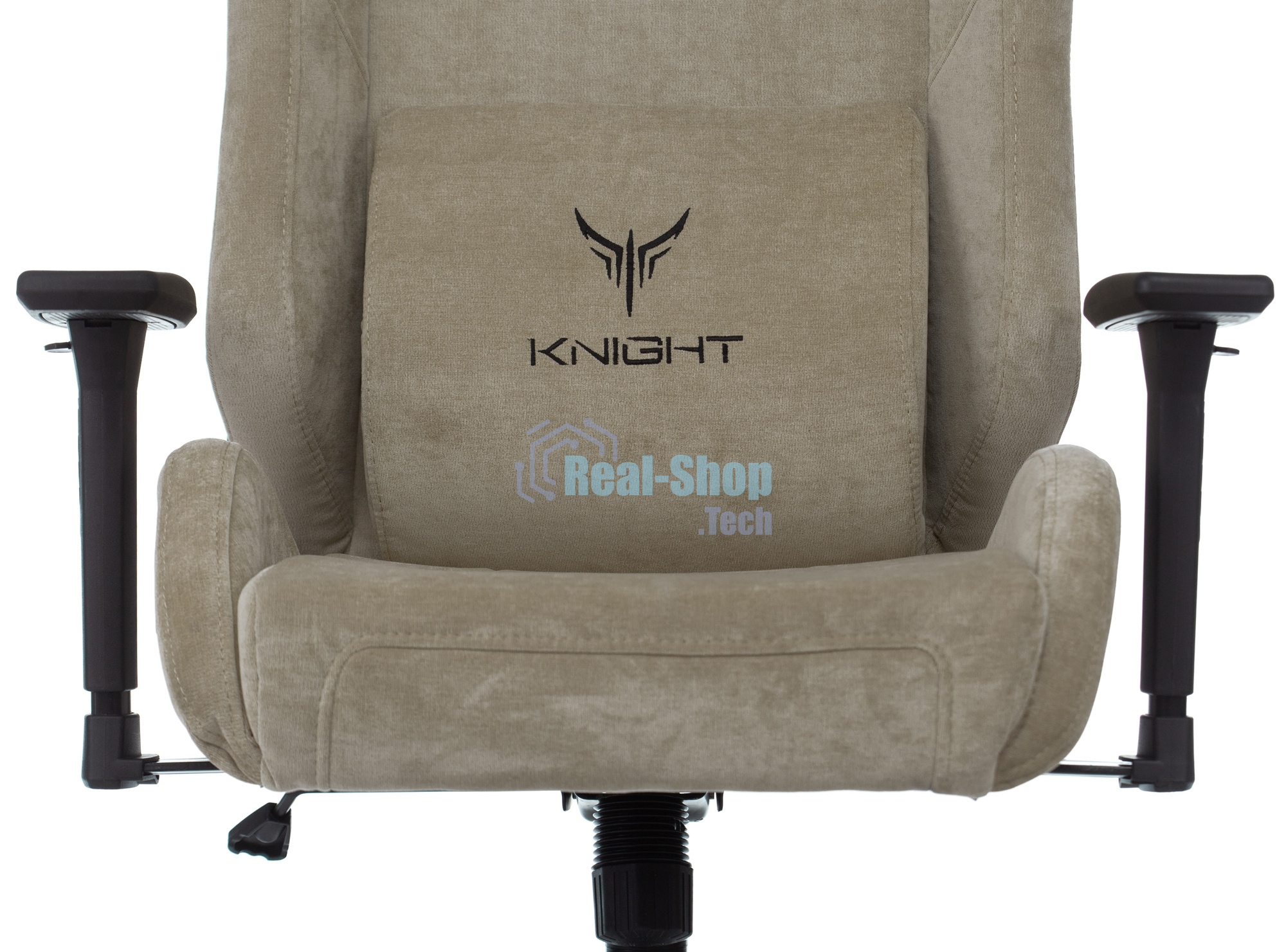Кресло игровое Бюрократ Knight N1 Fabric бежевый Light-21, с подголов. крестовина металл