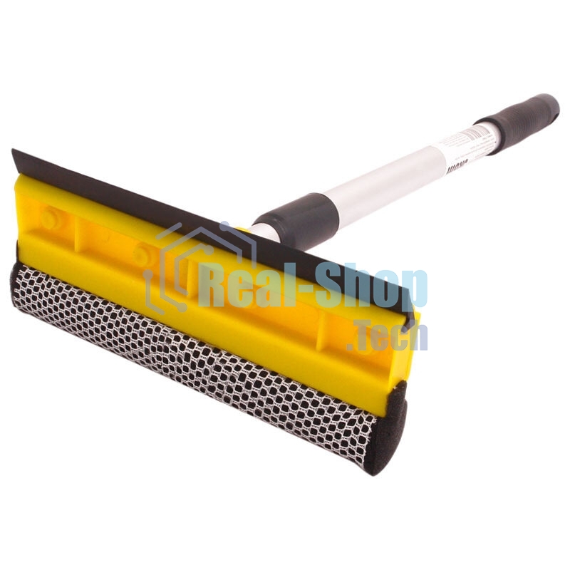 Стекломой Рыжий кот WS-06 (с телеск. алюм.ручкой), размер щетки:20см, длина:45-78см