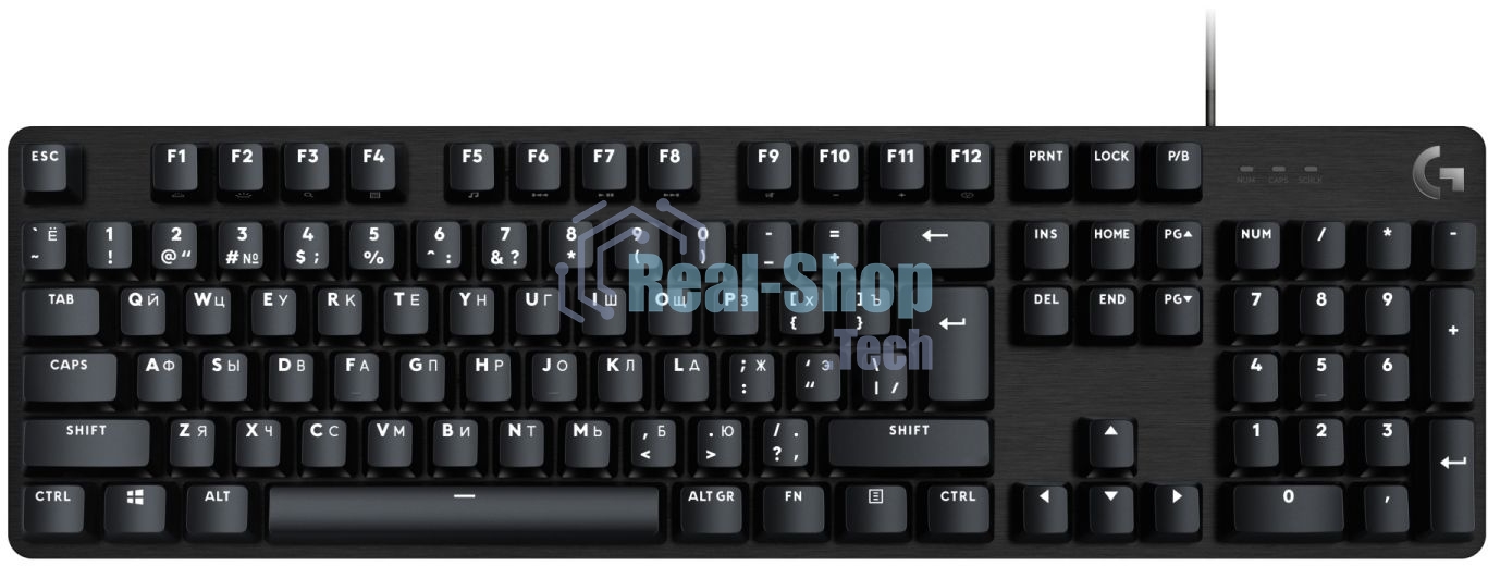 Клавиатура проводная Logitech Gaming Keyboard G413 SE Mechanical - RUS - USB - TACTILE SWITCH черный