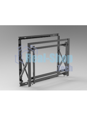 Настенное крепление для видеостен с выдвижным механизмом. Совместимо с 55