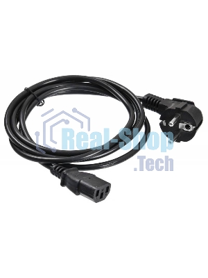 Кабель Buro BU-PCAB-ZP1 IEC C13 Евровилка 3м