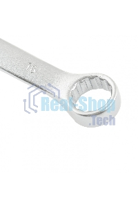 Ключ комбинированный, 16 мм, CrV, матовый хром Stels