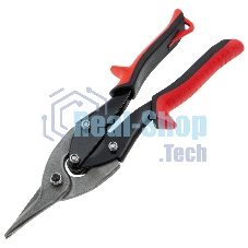 Ножницы по металлу Matrix 250мм пряморежущие обрезиненныерукоятки