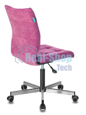 Кресло Бюрократ CH-330M/LT-15 малиновый, экокожа, 120 кг, механизм качания, без подлокотников