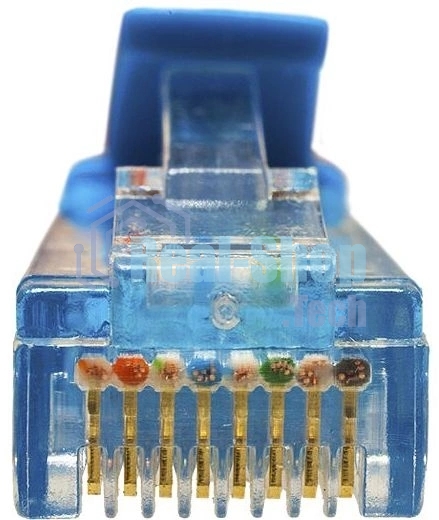 Патч-корд Suprlan 10-0147 UTP RJ-45 вил.-вилка RJ-45 cat.5e 1м синий LSZH 24AWG