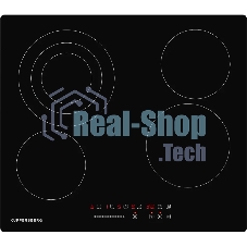 Встраиваемая электрическая панель Kuppersberg ECS 630 60 см, электрическая, 4 конфорки, черный