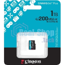 Флеш карта microSDXC 1Tb Kingston SDCG4/1Tb Canvas Go! Plus + adapter