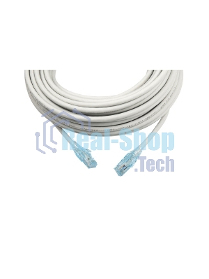 Патч-корд Hyperline U/UTP, Cat.6, LSZH, 20 м, серый PC-LPM-UTP-RJ45-RJ45-C6-20M-LSZH-GY
